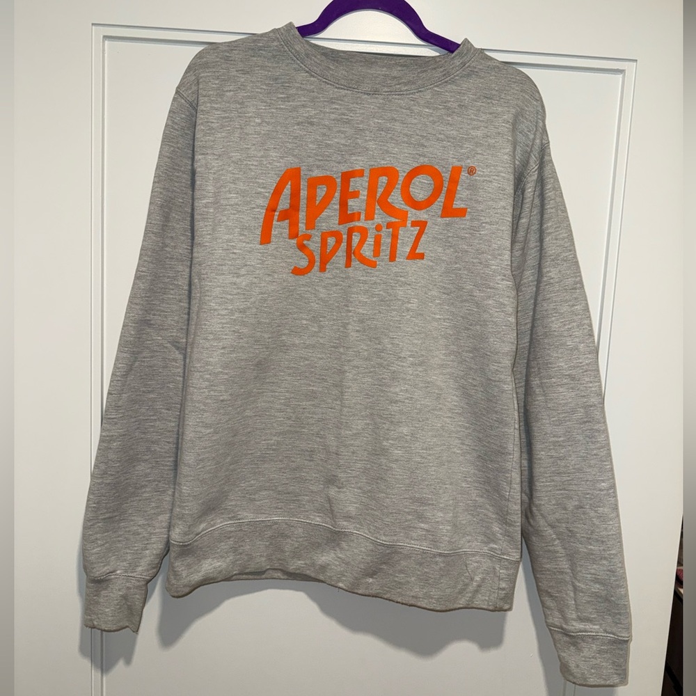 US Open Aperol Spritz Gray Sweatshirt - Picture 3 of 6